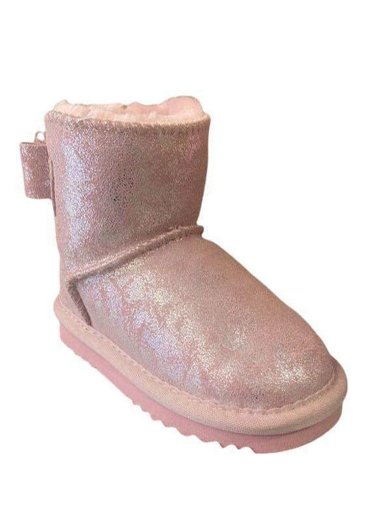 Kids Boots from Patent Leather Pink
