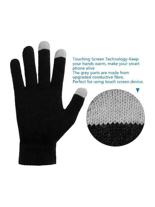 Unisex Touch Gloves Black