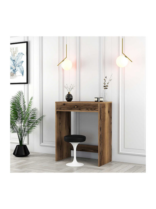SteweHome Schminktisch mit Spiegel aus Walnuss Walnuss 70x84x71cm