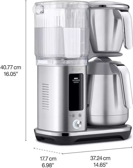 Sage The Luxe Brewer Thermal Προγραμματιζόμενη Καφετιέρα Φίλτρου 1650W