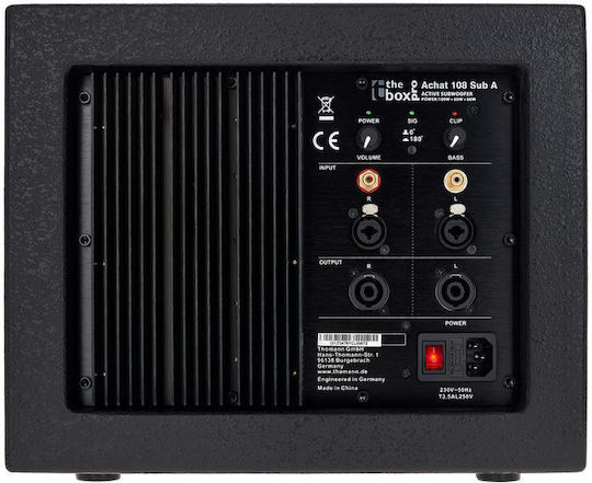 The Box Pro Achat 108 Sub A Autoîntăritor Subwoofer PA 160W 8" 36x43.5x30cm.
