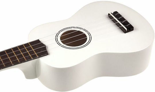 Harley Benton UK-12 Soprano Ukulele White