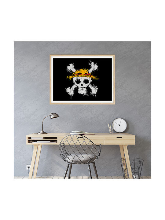 Poster One Piece Jolly Roger Flag An168 21cm X 30cm