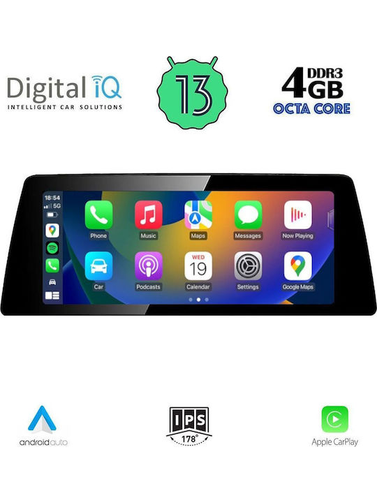 Digital IQ Car Audio System for BMW X3 (G01) 2018 (Bluetooth/USB/WiFi/GPS/Apple-Carplay/Android-Auto) with Touch Screen 10.25"