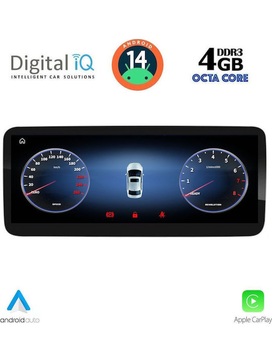 Digital IQ Car Audio System for Mercedes-Benz CLA Class / GLA 2012-2015 (Bluetooth/USB/WiFi/GPS/Apple-Carplay/Android-Auto) with Touch Screen 10.25"