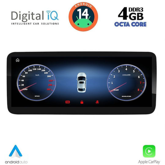 Digital IQ Ηχοσύστημα Αυτοκινήτου για Mercedes-Benz CLA Class / GLA 2012-2015 (Bluetooth/USB/WiFi/GPS/Apple-Carplay/Android-Auto) με Οθόνη Αφής 10.25"