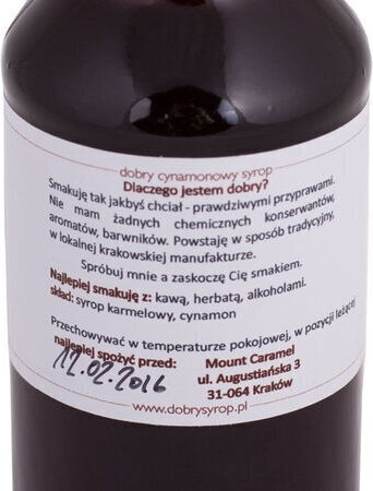 Mount Caramel Сироп за коктейли с вкус на Канела 200мл