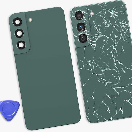 Clappio Capac Baterie De Înlocuire Galaxy S22 Adeziv Integrat Verde