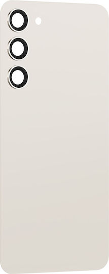 Clappio Replacement Battery Cover Galaxy S23 Plus Integrated Adhesive Beige