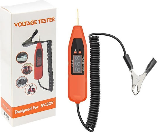 Lampă De Test Auto 5-32v Portocalie Verifică Siguranțe Comutatoare Distribuitoare Circuite Localizează Scurtcircuite Circuite Deschise