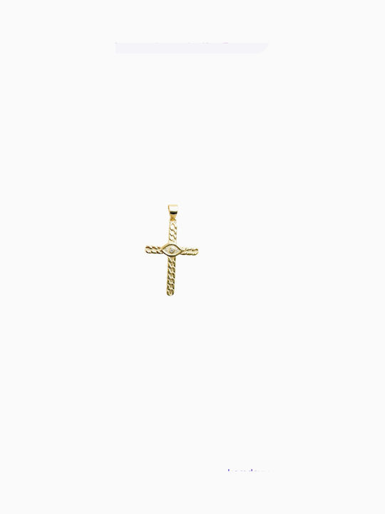 Silber Vergoldeter Kreuz mit Kette Silver 925