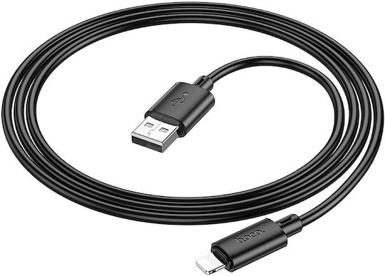 Hoco X88 USB-A to Lightning Cable Μαύρο 1m 6388