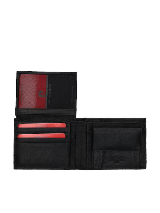 Leather Men's Wallet Classic with RFID Black