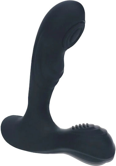 Shots Anal Plug mit Vibration Schwarz