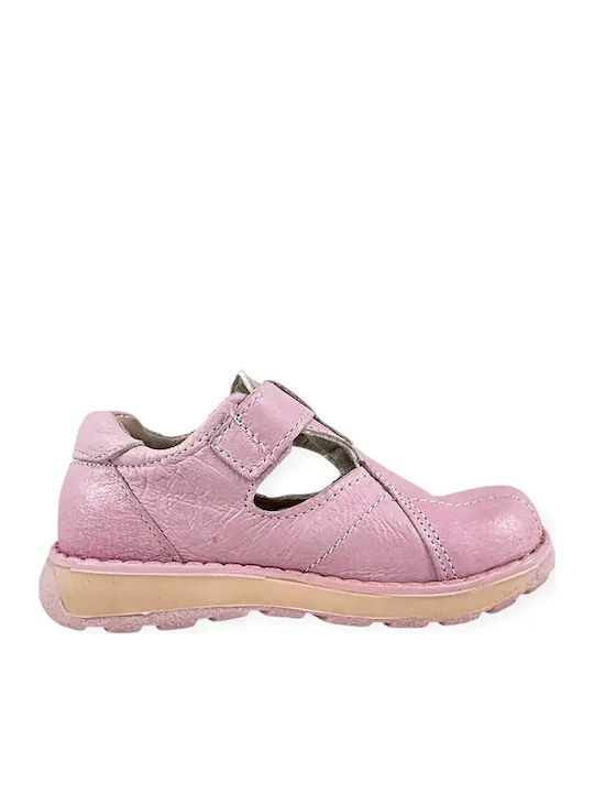 Leather Moccasins Pink