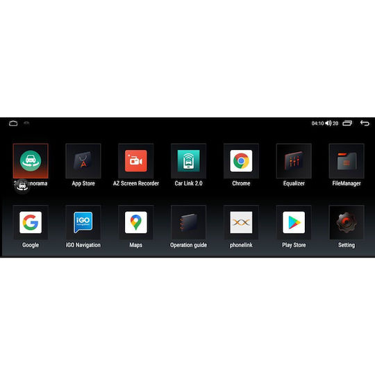 Lenovo Автомобилна Аудио Система (Блутут/USB/WiFi/GPS/Apple-Carplay/Android-Auto) с Тъчскрийн 12.3"