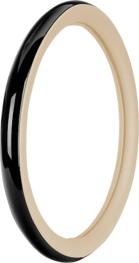 Lampa Car Steering Wheel Cover with Diameter 46-48cm Synthetic Beige with Beige Stitching