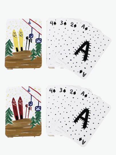 Set Kartenspiele Rhea Kalo Skis Zwei-Pack Spielkarten