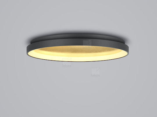 Helestra Таванно осветление 57бр Черен с Вграден LED