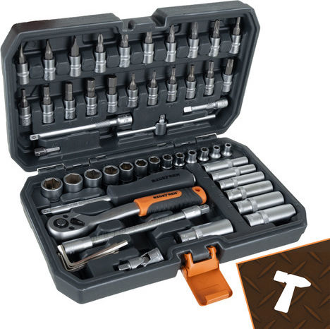 Bigstren Set de chei tubulare și clichet 1\4" 56buc