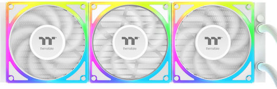 Thermaltake MAGCurve 360 Ultra Water Cooling System AIO CPU with 3 Fans 120mm and ARGB Lighting White