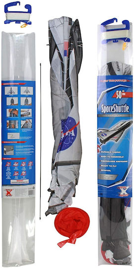 WindNSun 3D Kite 3d spaceship Fabric with Twine & Storage Bag 104x112cm 1pcs