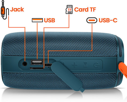 LinQ PK6827 Bluetooth високоговорител 8W Син