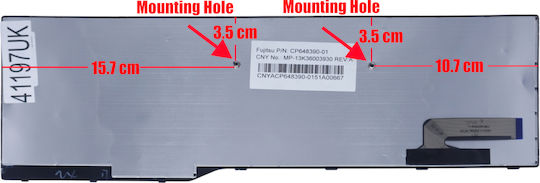 Laptop Keyboard Fujitsu Lifebook A544 A555 Ah544 Ah564 A514 A357 A359 A557 Ah355 Ah356 Ah456 Ah524 Ah555 Ah565 Ah574 Cp648390-01 Cp651297-01 Mp-13k36003930 Uk Frame Code 41197uk