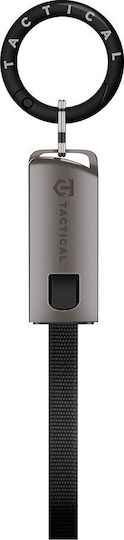Tactical Flat USB 2.0 Cable USB-C male - USB-C 60W Μαύρο 57983127297