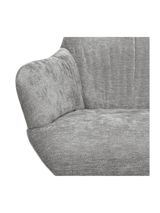 Cosmo Armchair Swivel Gray 88x74x97cm