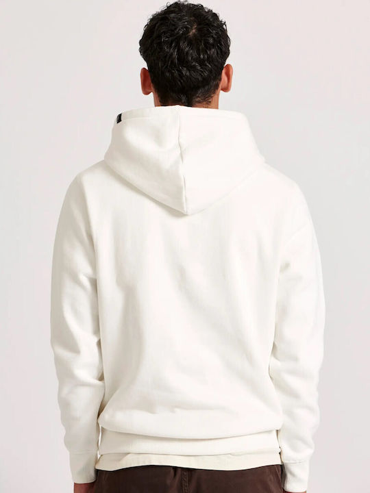 Sweatshirt with Hood Off White