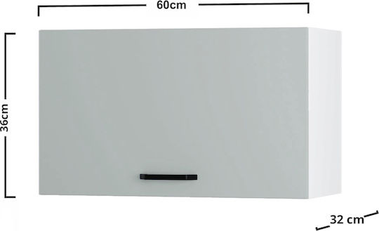 Modest Dulap pentru Hota Gri 60x32x36buc