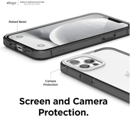 Elago Umschlag Rückseite Silikon Transparent (iPhone 2020, elago)