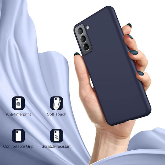 Umschlag Rückseite Silikon / Kunststoff Blau (Galaxy S21 5G)