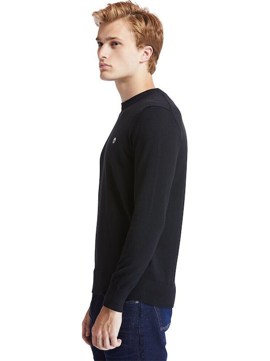 Williams River Crew Long Sleeve Sweater Black