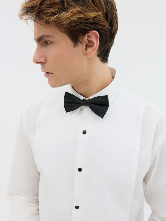 Langärmlig Hemd White