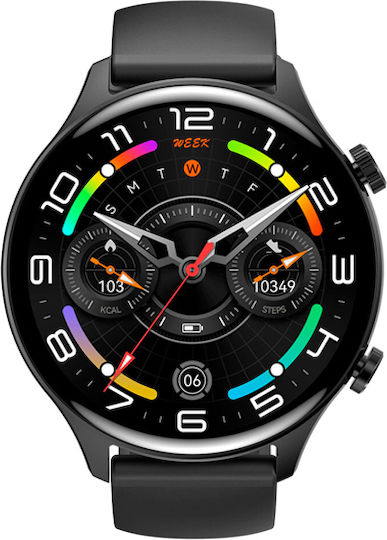 XO J14 Smartwatch with Heart Rate Monitor (Black)