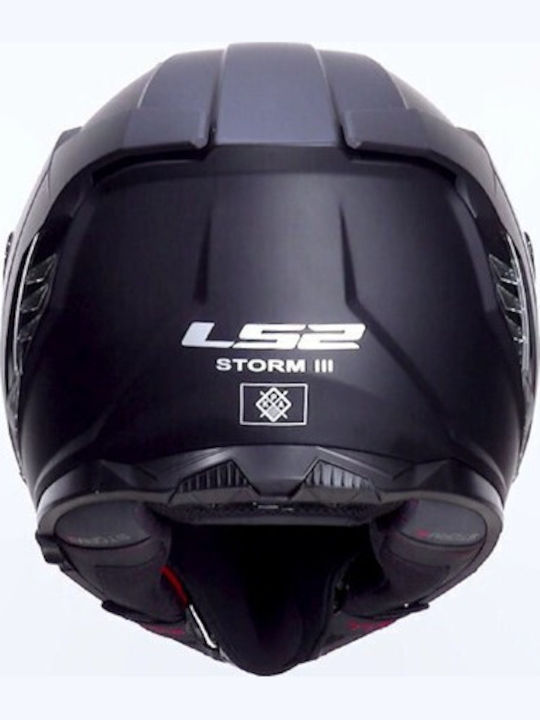 LS2 FF818 Storm III Мат черно Мотоциклетна каска Full Face ECE 22.06 1600гр с Sunvisor