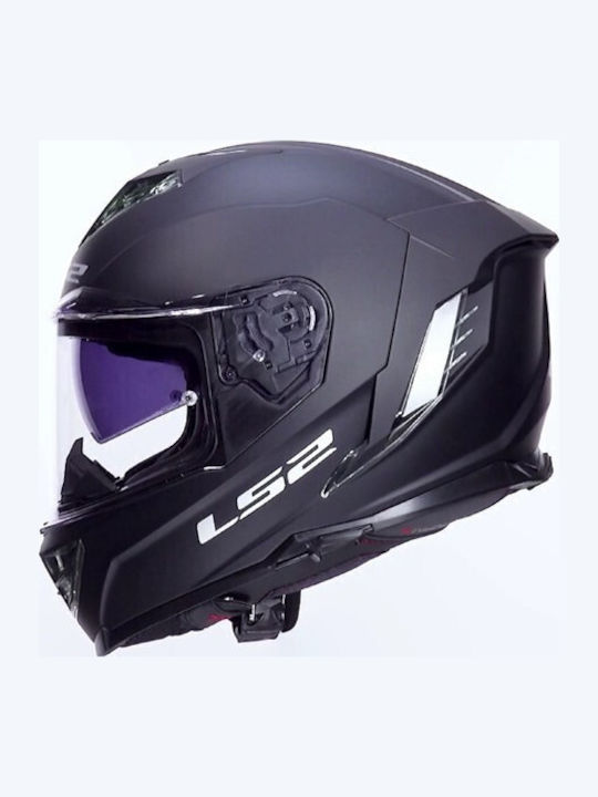 LS2 FF818 Storm III Мат черно Мотоциклетна каска Full Face ECE 22.06 1600гр с Sunvisor