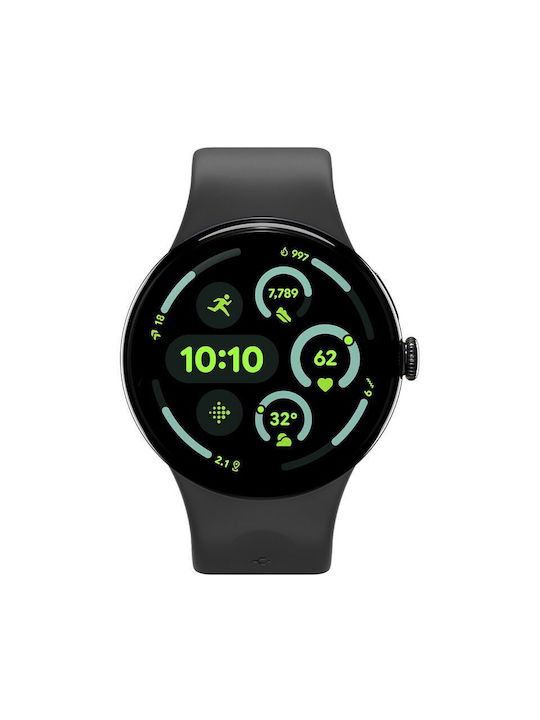 Spigen Каишка Силикон Черен (Google Pixel Watch 4, Google Pixel Watch 3)