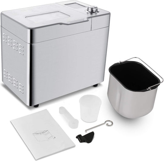 Dianomiki Mașină de pâine cu o putere de 550W și o capacitate de 900gr cu 25 programe