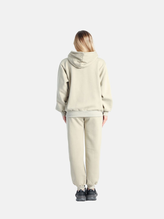 Γυναικείο Off White Σετ με Παντελόνι