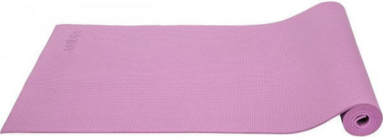 AMILA Στρώμα Γυμναστικής Yoga Ροζ (173x61x0.6cm)