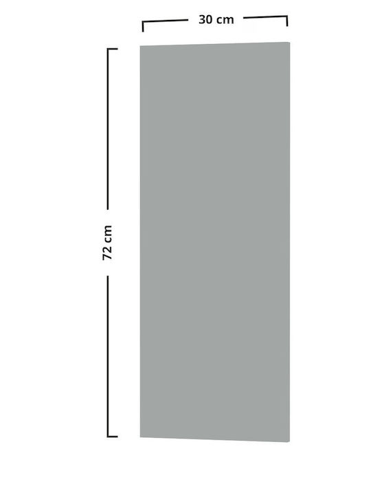 Alphab2b Modest Πλαϊνό από Μοριοσανίδα 28x30x1.6cm SPUP720M05