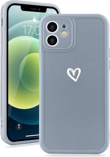 Задна корица Силикон с Каишка Сив (iPhone 12)