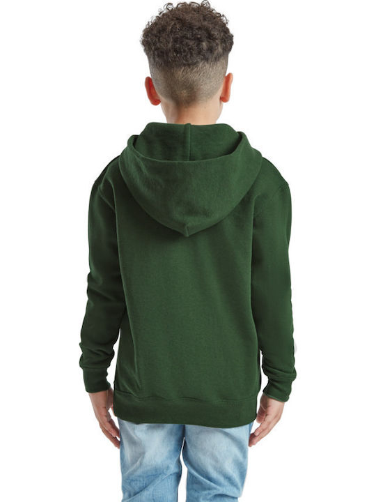 Kids Sweatshirt with Hood and Pockets Khaki