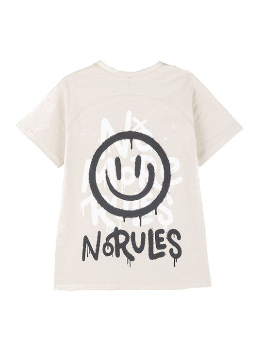 Kids' Set with Shorts Summer 2pcs Beige No Rules