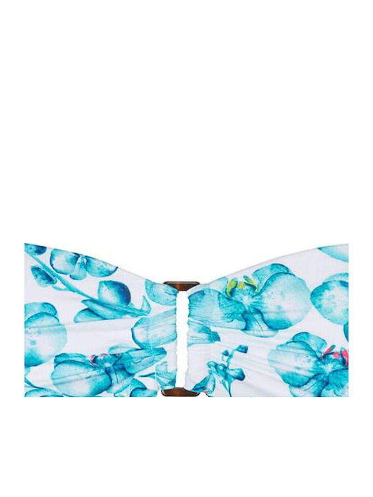Strapless Bikini Top Λευκό