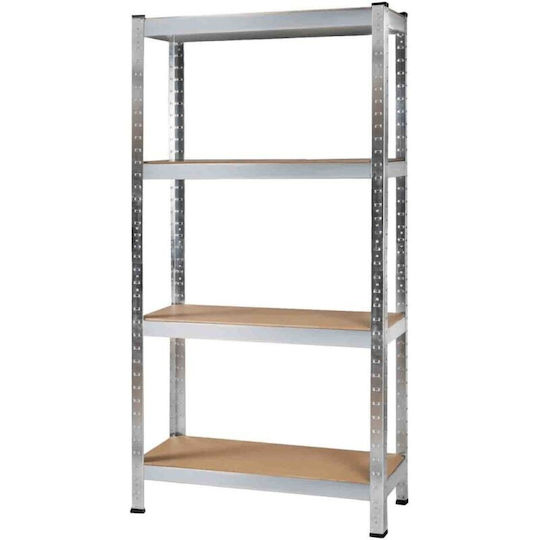 Ραφιέρα Dexion Γαλβανιζέ 75x30x150εκ. με 4 Ράφια Συνολικής Αντοχής 700kg