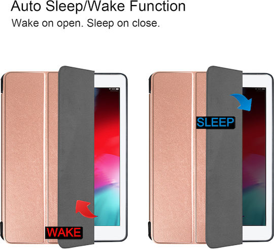 Sonique Smartcase Slim Flip Cover Durable Rose Gold Tablet Case iPad Air 2019 / iPad Pro 2017 10.5"